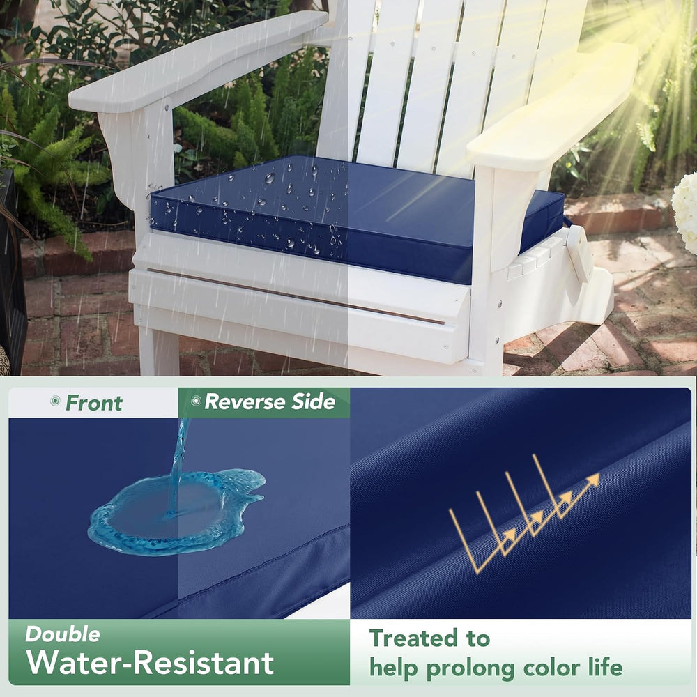 Summsun Outdoor Chair Cushions Set of 4: Waterproof & Color Fastness Seat...