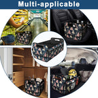 Deosk Trunk Organzier and Storage with 6 Big Pocket,Car Accessories for Women/Men 50L Waterproof Polyester for Car/SUV/Minivan/Truck(Medium, Triangle)