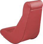Factory Direct Partners Soft Ergonomic Horizontal Soft Floor Video Rocker - Cushioned Ground Chair Great for Reading, Gaming or Watching TV for Kids, Teens and Adults - Red, 10489-RD