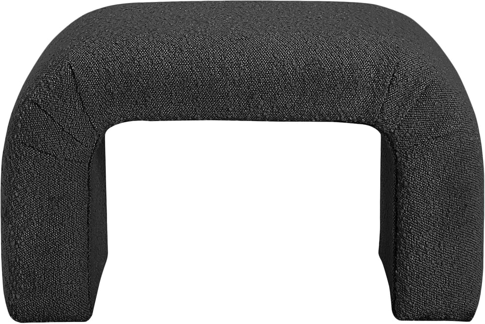 Meridian Furniture 169Black Niagara Collection Modern | Contemporary Boucle F...