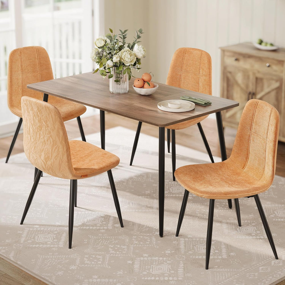VASAGLE Dining Chairs Set of 4, Kitchen Chairs