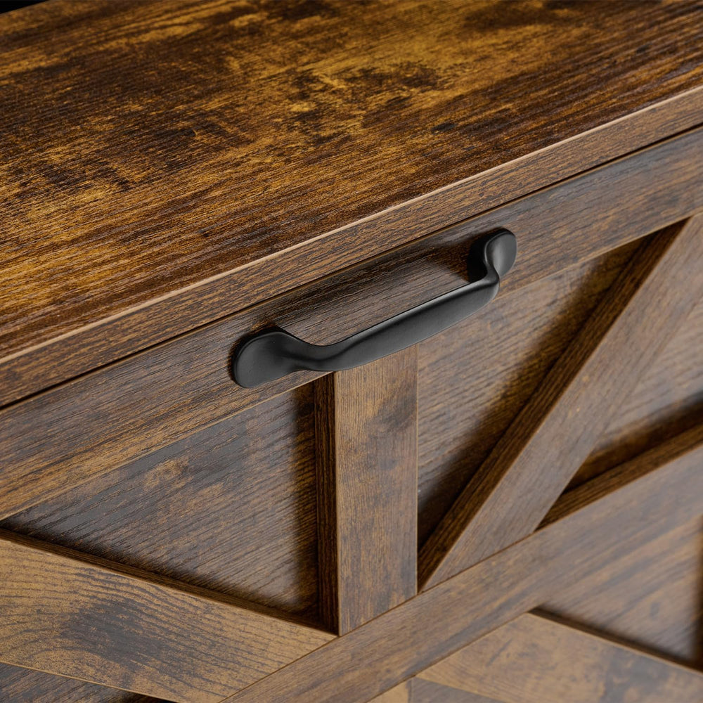 Shoe Cabinet with 3 Flip Drawers, Farmhouse Shoe Storage for Entryway, Wooden...