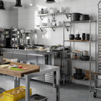 14" Deep x 30" Wide x 64" Height Wire Shelving Kit | 4-Tier | NSF Commercial Storage Rack Unit