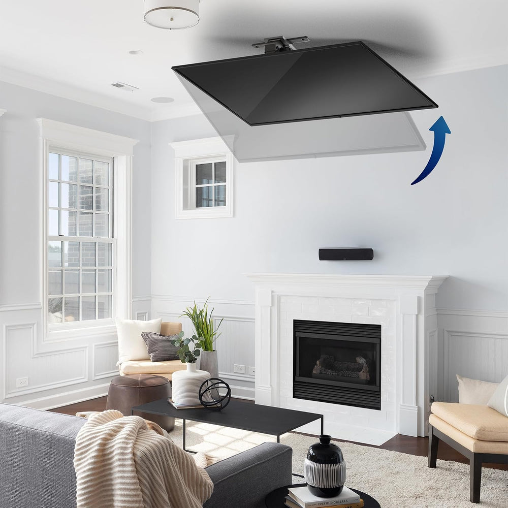 VIVO Black Electric Ceiling TV Mount for 37 to 70 in Screens, MOUNT-E-FD75C |...