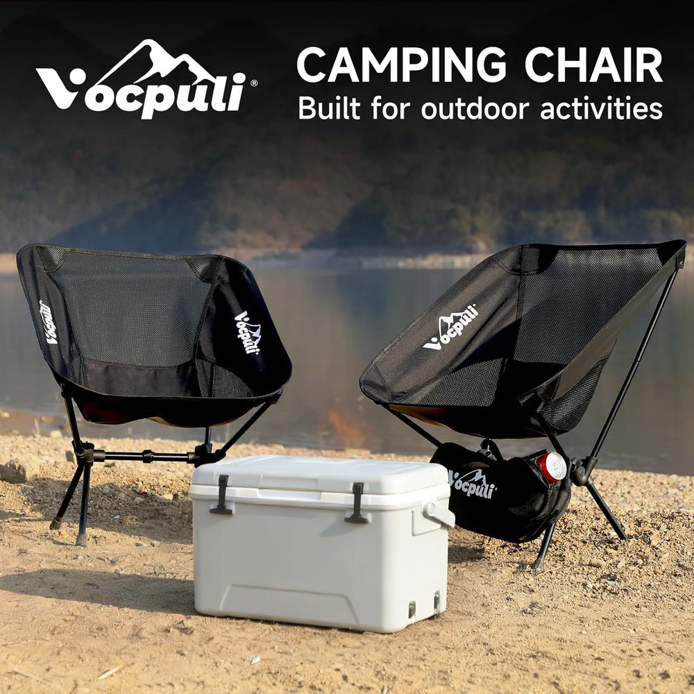 Camping Chair, Lightweight Folding Backpacking Hiking Chair, Compact Portable...