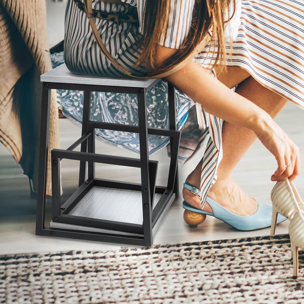 LIANTRAL 2 Step Stool for Adults, 2 in1 Foot Stool for High Bed, Kitchen,RV |...
