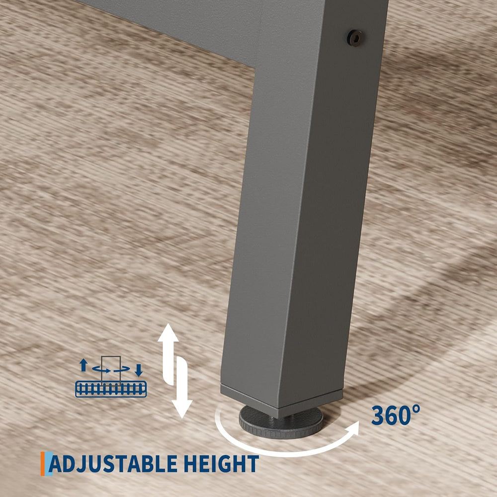 GarveeHome Industrial Dining Table for 6-8 People, 70.87" Long Kitchen T...