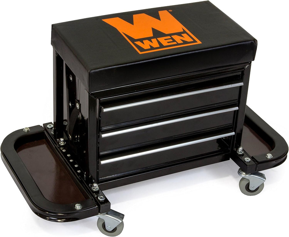 WEN GG1350 350-Pound Capacity Garage Glider Rolling Tool Chest Seat