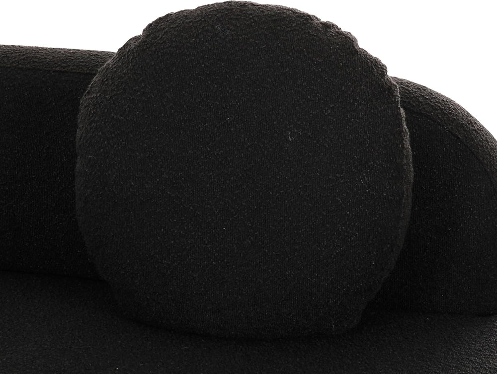 Tov Furniture Broohah Black Boucle Sectional