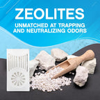 NonScents Refrigerator Deodorizer – Odor Eliminator for Fridge & Freezer – Outshines Baking Soda & Deodorizer with Activated Charcoal – Unscented & Long-Lasting, Freshen Refrigerator