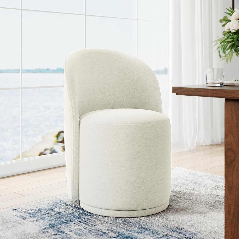 Swivel Barrel Dining Chairs, Upholstered Modern Accent Chair for Living Room,...