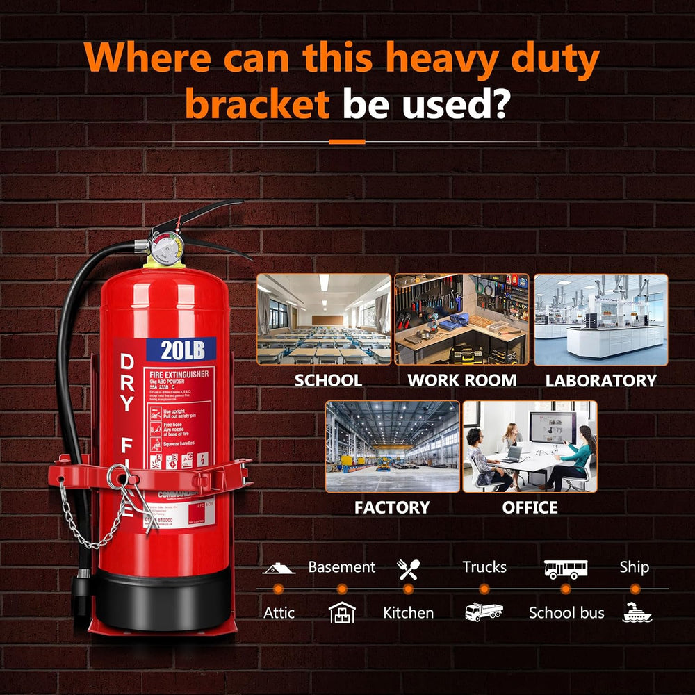 Heavy Duty Vehicle Bracket,Fire Extinguisher Brackets&Mounts-St12 Steel R...