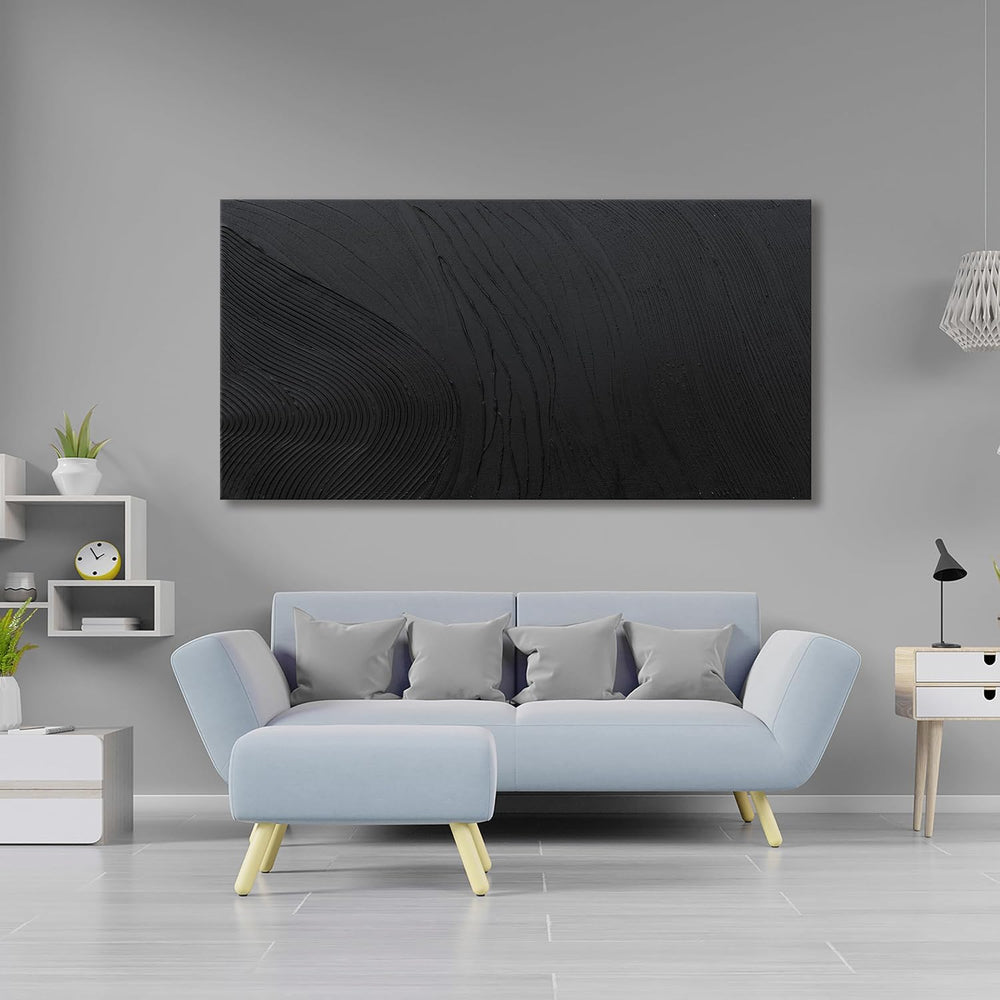 Canvas Wall Art Decor Modern Textured Wall Art Decor Canvas Art Wall Decor Bl...