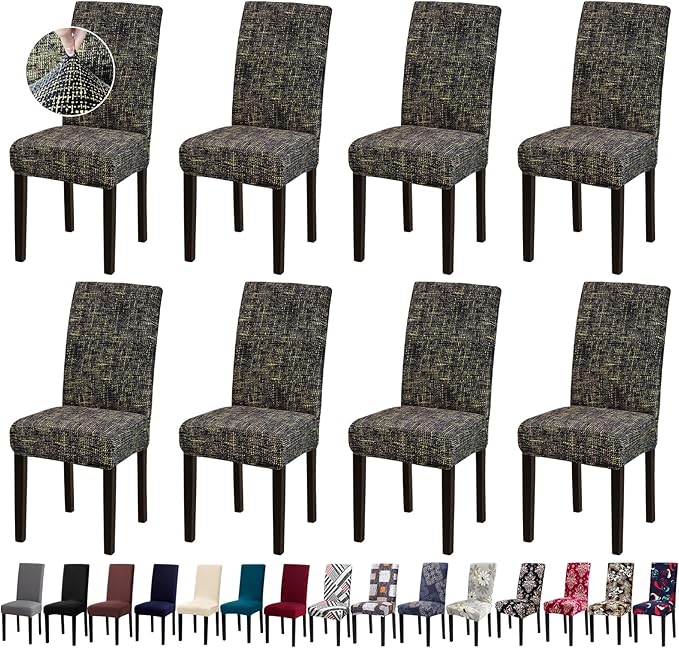 Chair Covers, Stretch Kitchen Chair Covers/Dining Chair Covers for Dining Roo...
