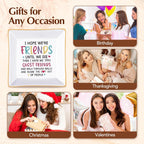 Friend Birthday Gifts for Women Jewelry Dish, Funny Best Friend Female Gifts for Women Coworker Mothers Day/Birthday/Christmas Gift - 4 Inch Trinket Tray for Rings, Earrings