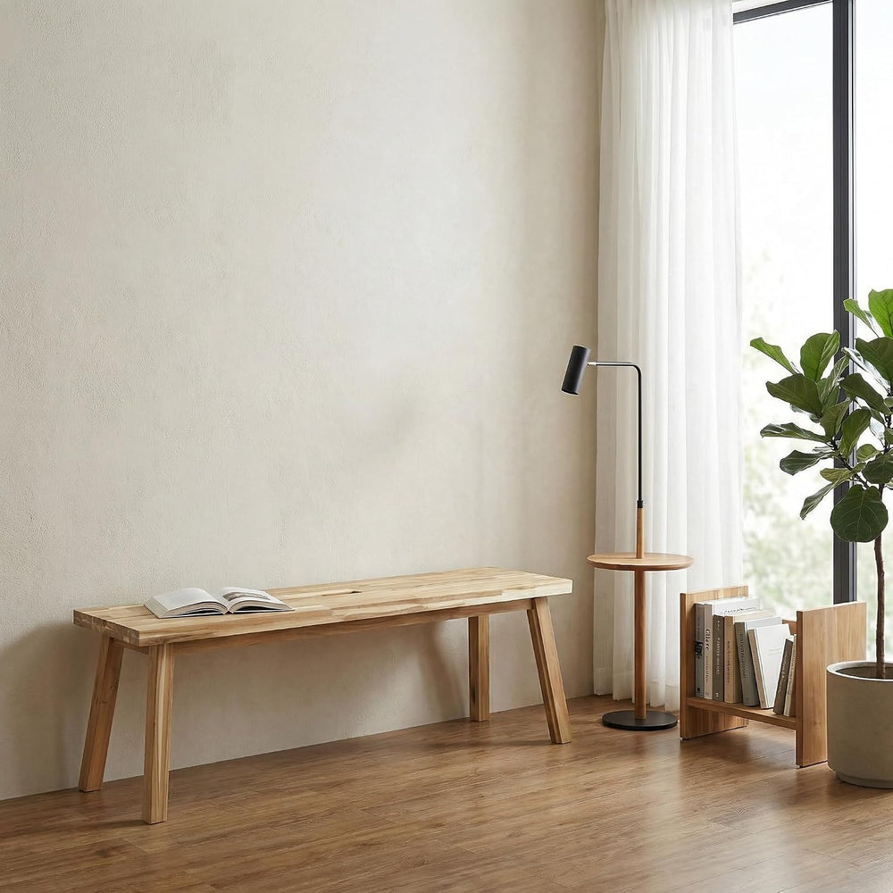 ARROWSTONE Solid Wood Bench for Entryway, Bed Bench, Dining, Plant Stand - Wo...