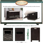Merax Farmhouse Wood Shoe Bench with Storage and Seat Cushion for Entryway Hallway Front Door Espresso