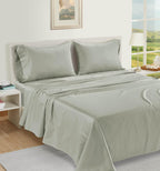 LANE LINEN Pillows Standard Size Set of 2 Soft 100% Egyptian Cotton Sateen 1000 Thread Count Cool & Smooth Pillowcases Queen - Mineral