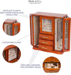 Mele and Co Richmond Wooden Jewelry Box