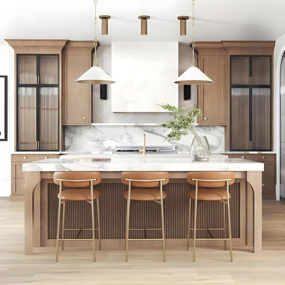 Meridian Furniture 995Cognac-C Lupita Collection Modern | Contemporary Counte...