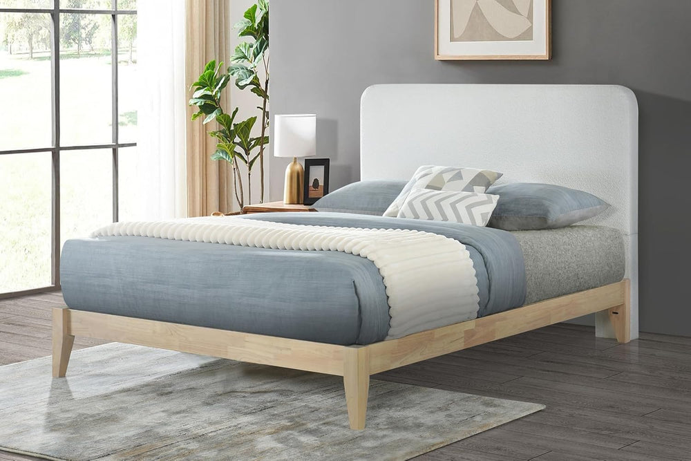 Fashion Bed Group Luna Full/Double Upholstered Headboard (Headboard Only), Pa...