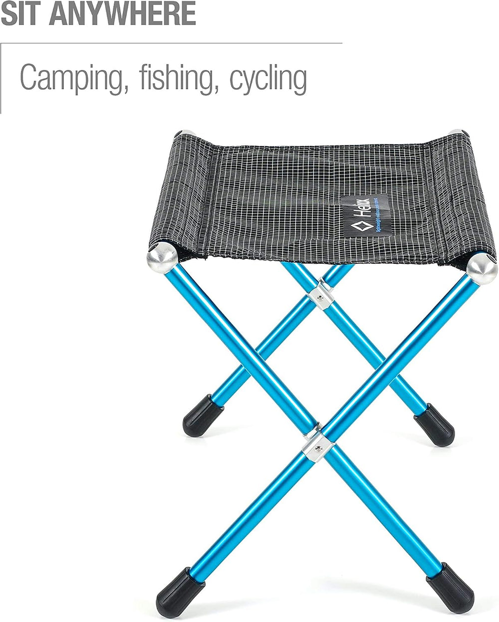 Helinox Speed Stool Ultralight, Portable Folding Seat, Black