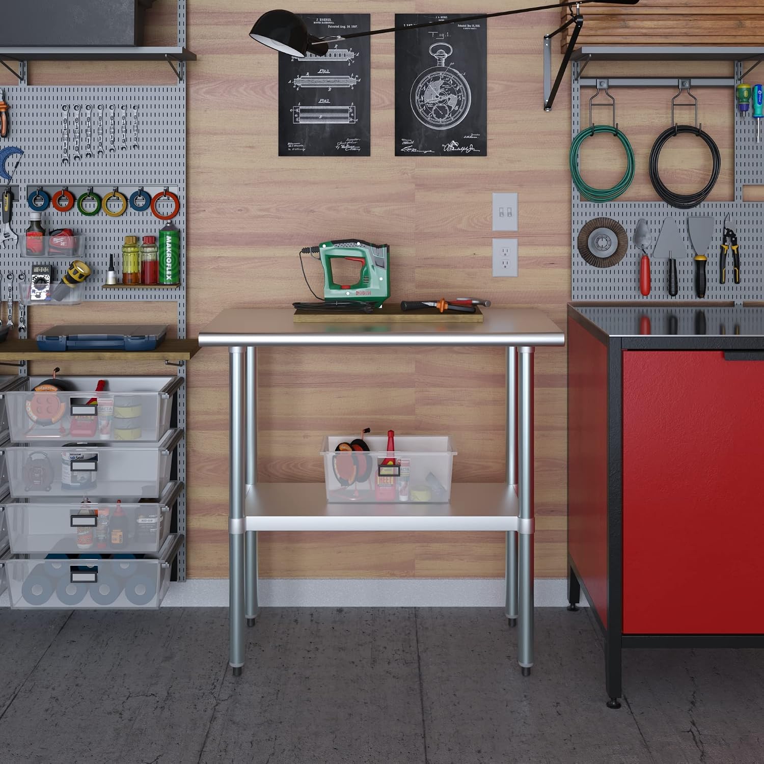 Commercial Stainless Steel Food Prep Work Table 18 x 30