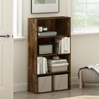 Furinno Pasir 4 Tier Open Shelf, Amber Pine
