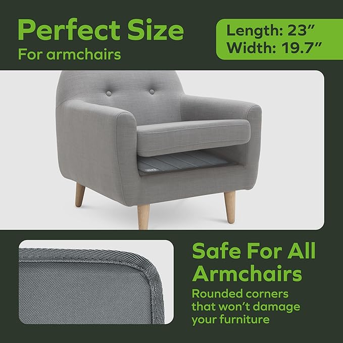 BEN'SHOME® Recliner Cushion Support for fix Sagging Seats - Heavy Duty Solid .5" Wood Chair Support Board | Adjustable 20"-23" x 19.7" Under Cushion Insert | Non-Slip Furniture Saver | 400 LB Capacity