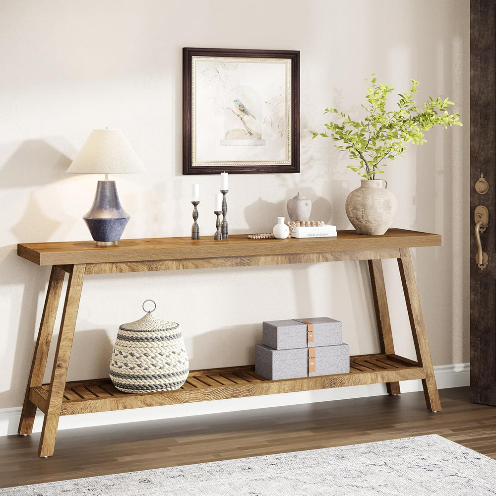 Tribesigns Farmhouse Console Entryway Table: 70.9 Inches Extra Long Console T...