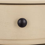 SAFAVIEH Furniture - Tabitha 1-Drawer Accent Table - Sand - Solid Wood - Farmhouse Storage Design - Ideal for Living Room, Entryway, Home Office, 17.7"W x 17.7"D x 26"H - Fully Assembled (AMH5712G)