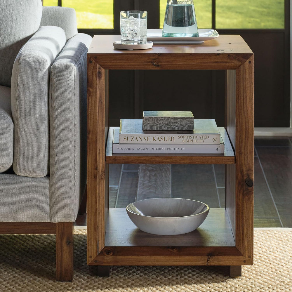 Stickley Saranac Side Table, End Table, Solid Rustic Walnut, Sustainable Cons...