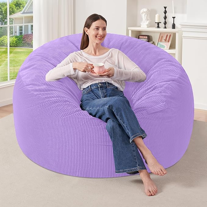 HABUTWAY 3FT Bean Bag Chair,Giant Bean Bag Chairs for Adults,Big Bean Bags wi...