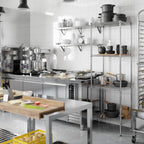 18" Deep x 24" Wide x 74" Height Wire Shelving Kit | 4-Tier | NSF Commercial Storage Rack Unit