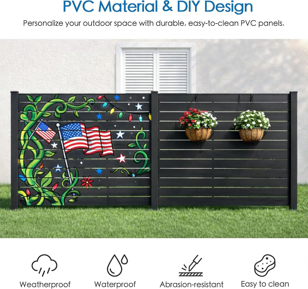 Kozyard 50" W x 48" H Privacy Screens Fence Panel Specifically for ...