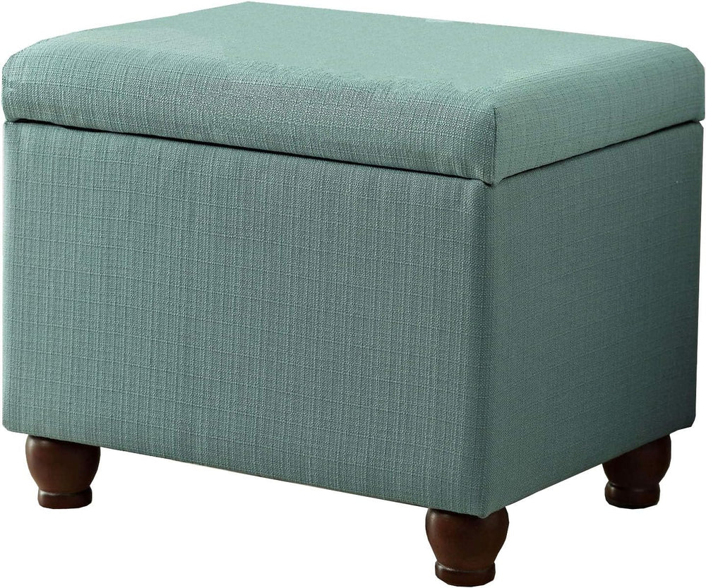 Spatial Order Home Decor | Upholstered MediumRectangular Storage Ottoman | Hi...