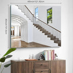 40x48 Inch Frameless Mirror, Frameless Bathroom Mirrors for Over Sink, Large Rectangle Wall Mirror, Upgraded Shatterproof Wall Mount Square for Living Room Bedroom Bathroom