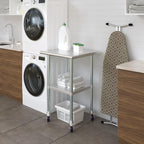 AmGood 24" Long x 24" Deep Stainless Steel Table with Casters