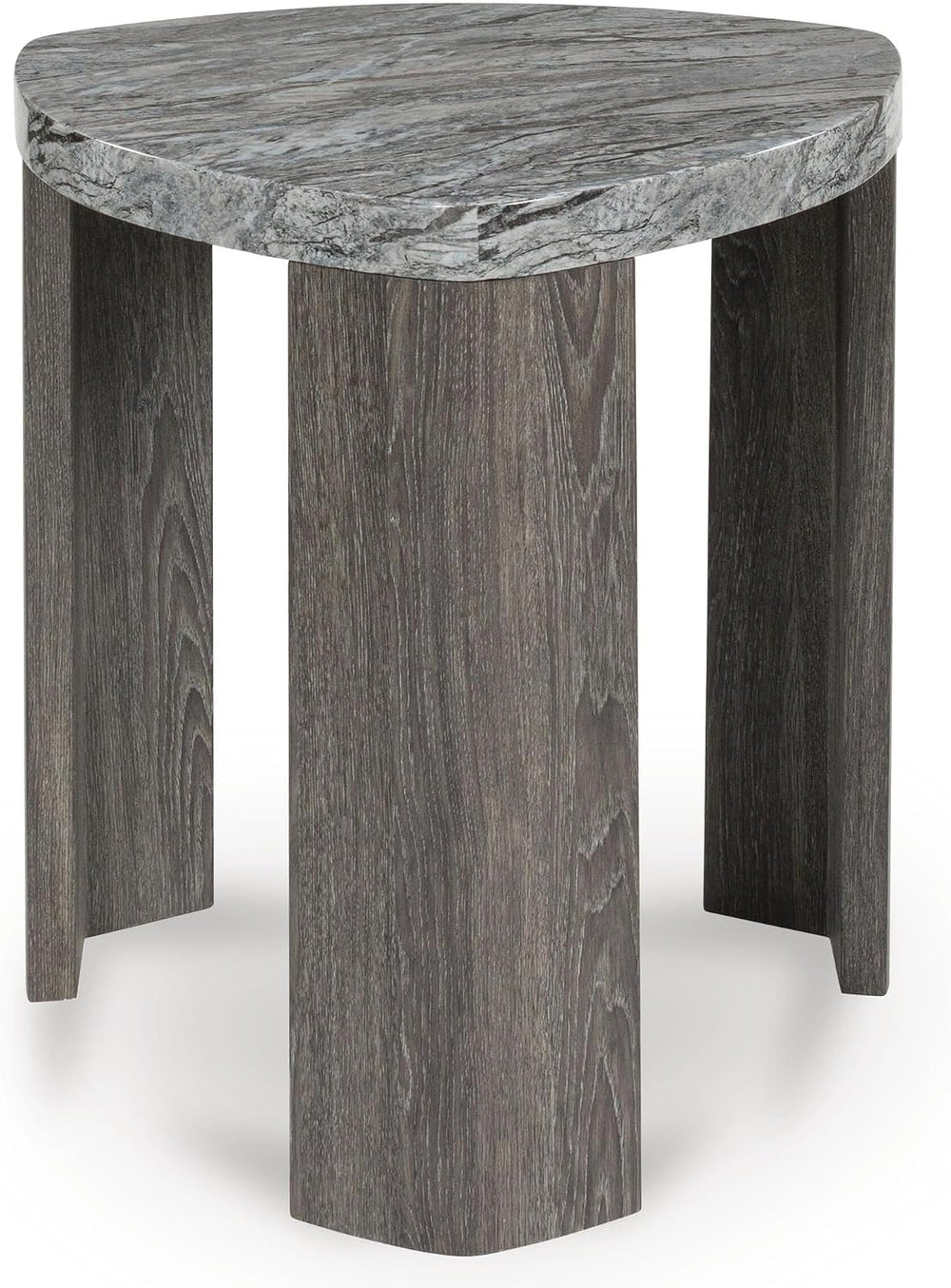 Signature Design by Ashley Surmour Contemporary End Table with Faux Marble To...
