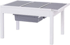 UTEX Large 2 in 1 Kids Construction Play Table with Drawers Built-In Baseplate