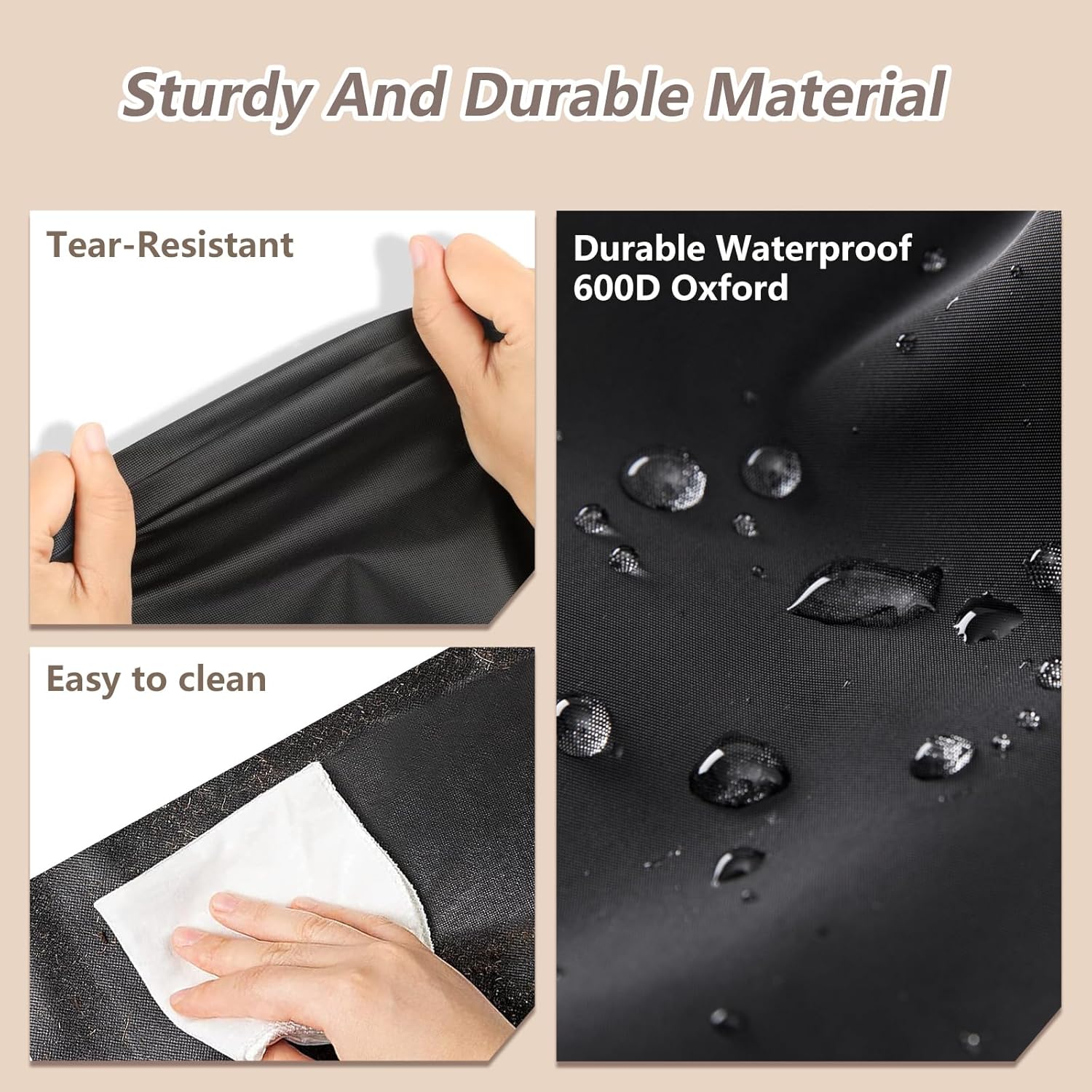 Garment Rack Cover,600D Heavy Duty Waterproof Clothing Rack Cover,Clothes Rack Cover with Zipper for Metal Garment Rack（47.2"W x 17.7"D x 80.7"H,Cover Only)