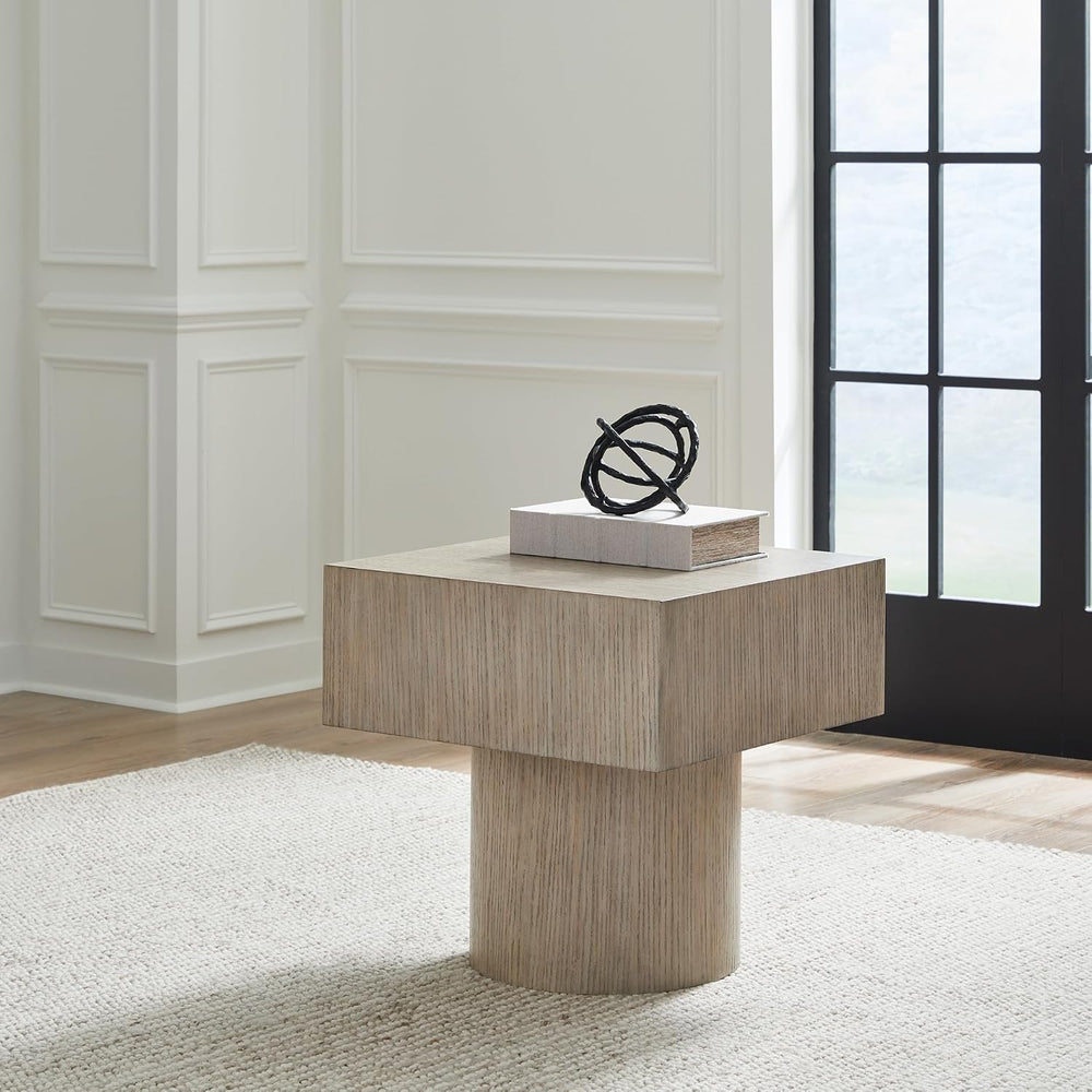 Signature Design By Ashley Jorielyn Contemporary Square End Table, Geometric ...