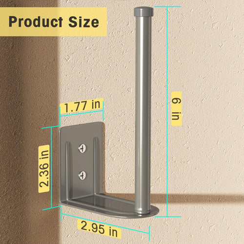 2 Pack Hat Racks for Baseball Caps, Stainless Steel Hat Organizer for Baseball Cap, Hat Holder Storage Organizer, Hat Hanger Strong Adhesive/Wall Drilled for Door, Bedroom, Closet(Light Grey 6 in)