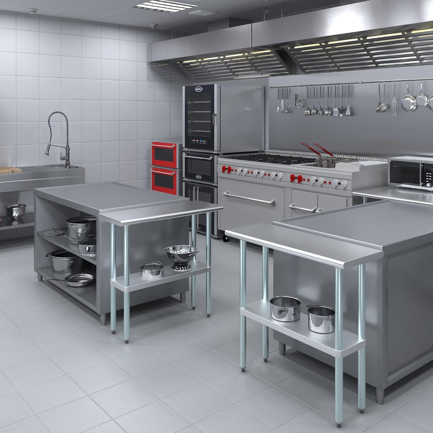 Commercial Stainless Steel Food Prep Work Table 18 x 30