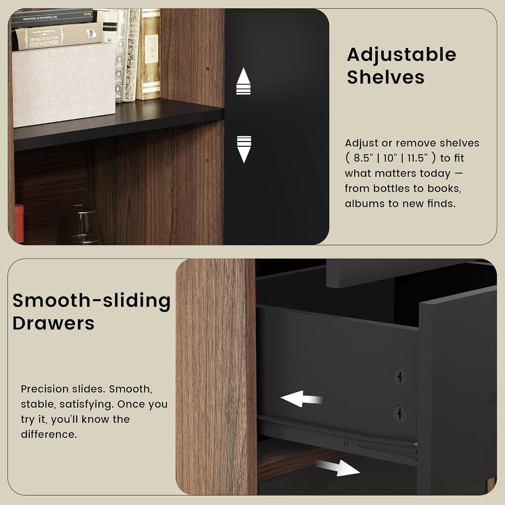 ModernMate Office Storage Cabinet with 3 Drawers, Filing Cabinet for Office |...