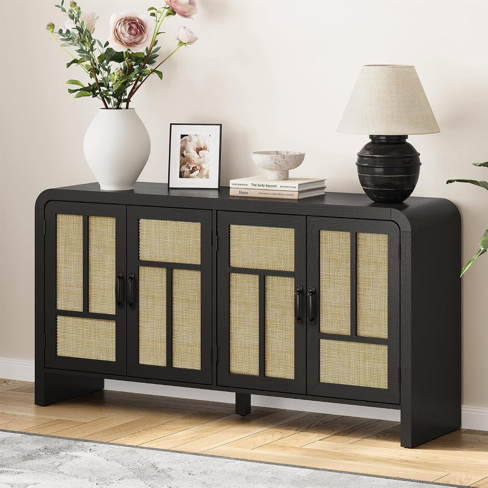 RoyalCraft Buffet Cabinet with Storage Sideboard Accent Farmhouse Credenza wi...