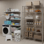 14" Deep x 48" Wide x 74" Height Wire Shelving Kit | 6-Tier | NSF Commercial Storage Rack Unit