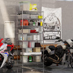 21" Deep x 36" Wide x 86" Height Wire Shelving Kit | 8-Tier | NSF Commercial Storage Rack Unit