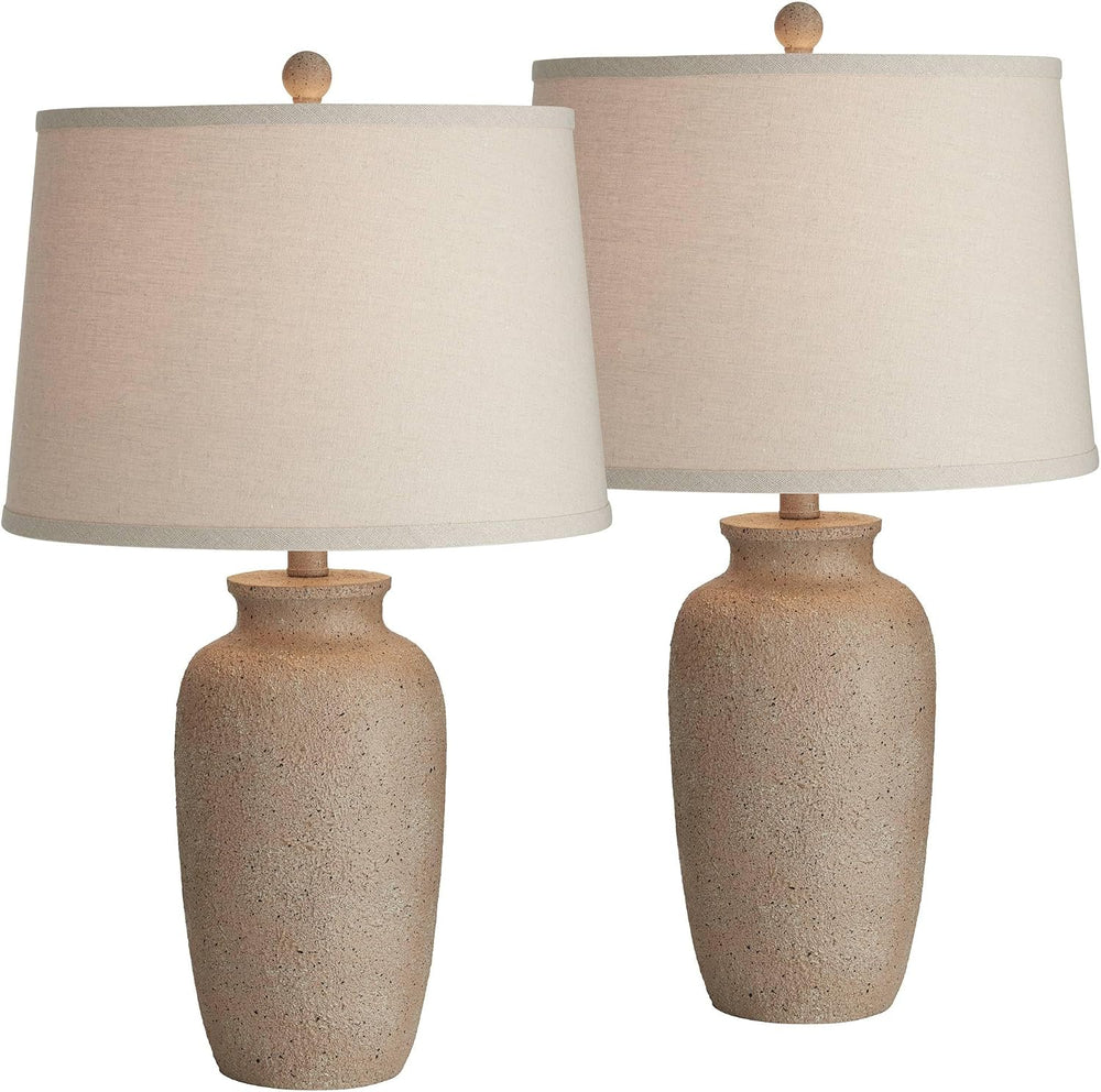 Amphora 25 1/4" High Table Lamps Set of 2 Farmhouse Coastal Rustic