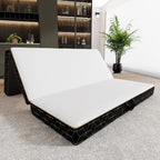 GEMBED Tri Folding Mattress Full Size - 4Inch Foldable Floor Sofa Bed | Memory Foam Tri-fold Handle & Non-Slip Bottom, Portable Foldable Sofa Bed Floor for Travel RV Camping Yoga - 73"x52"x4"